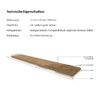 2-Schicht-Stabparkett Eiche Classic/Natur lack, VE = 2,06qm