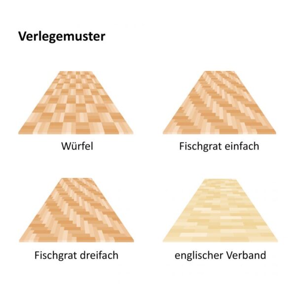 2-Schicht-Stabparkett Eiche Classic/Natur lack, VE = 2,06qm